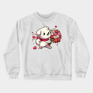 Valentine's Cartoon Delights T-Shirt Crewneck Sweatshirt